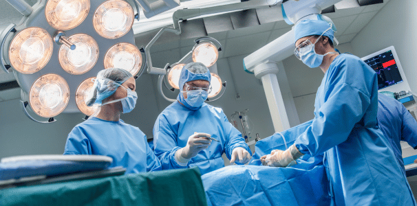 Modern operation theatre facility